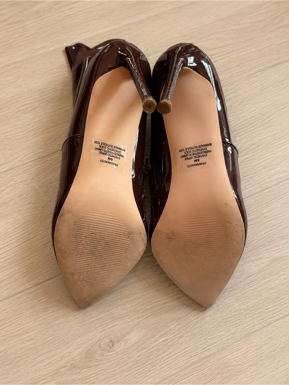Steve Madden Patent Over-the-Knee Stiletto Boots in Dark Brown